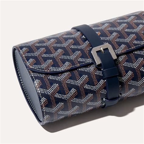 goyard double travel watch case|watch boxes for traveling.